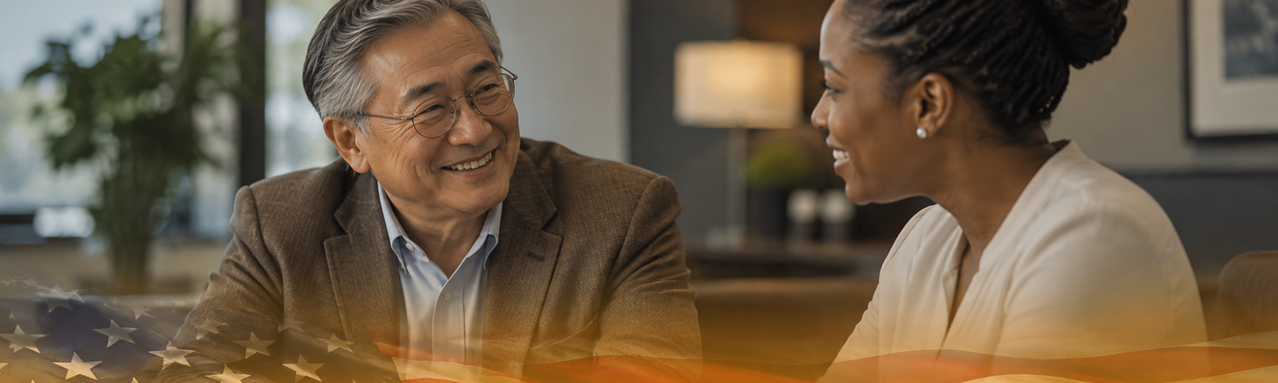 Dallas immigration attorney consulting with a client about an EB-5 investor visa