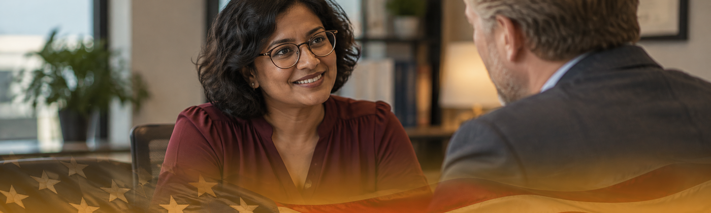 Dallas immigration attorney consulting with a client about an H-2B seasonal worker visa
