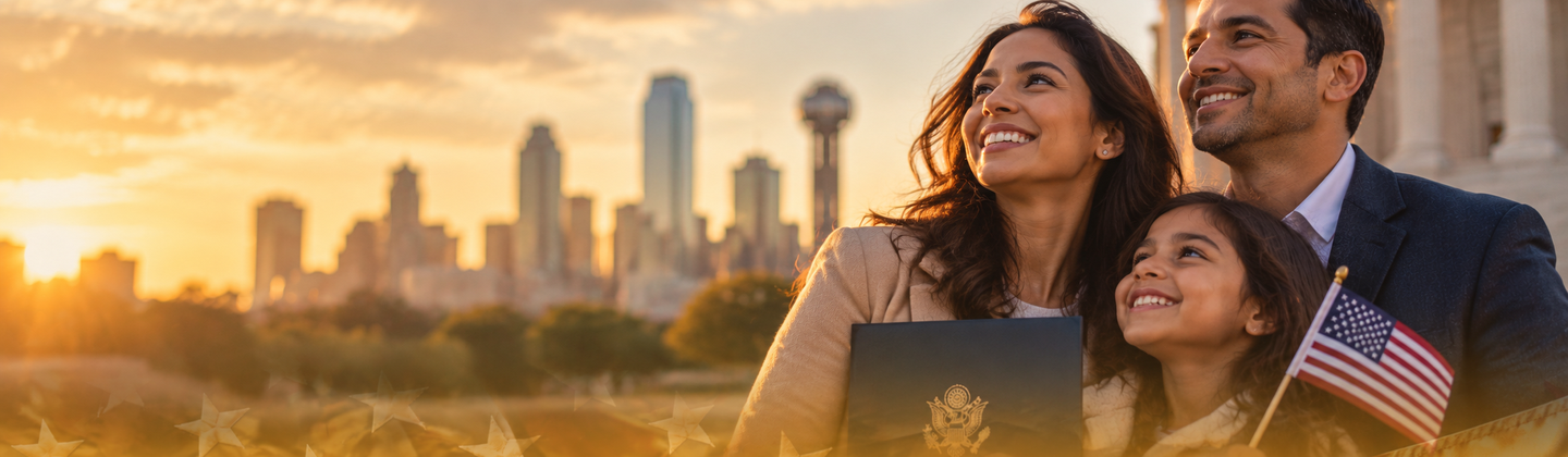 Dallas immigration attorney consulting with a client about citizenship and naturalization
