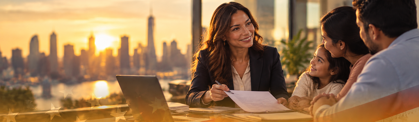 Dallas immigration attorney consulting with a client about an inadmissibility waiver