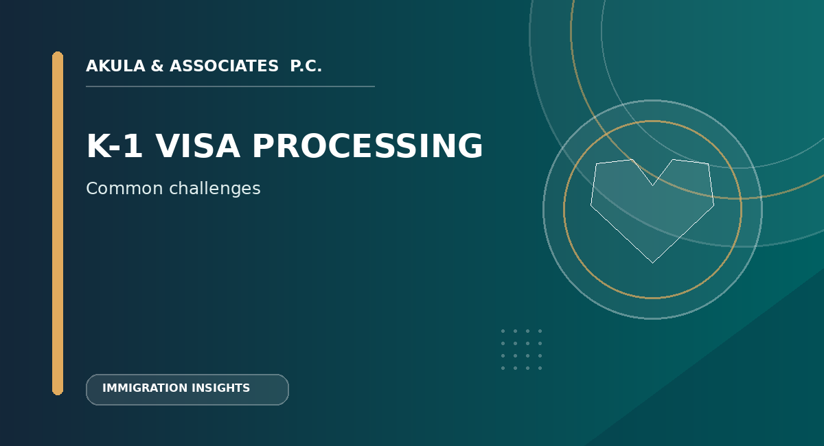 Common Challenges in K-1 Visa Processing and How to Overcome Them